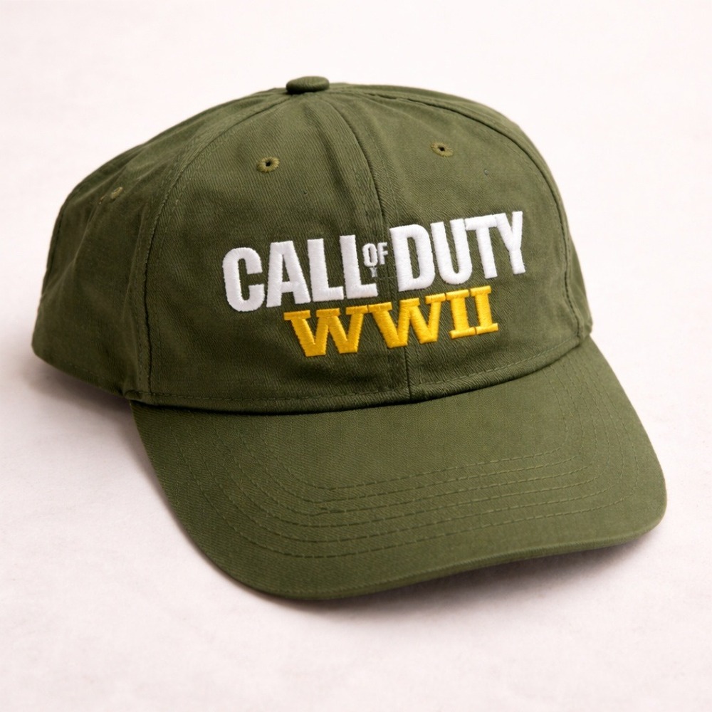 Call‎ of Duty WWII Gaming Olive Baseball Cap Snap-back Official Merchandise